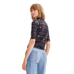 Top damă Desigual slim fit cu imprimeu mozaic – mărime M – elegant - imagine 4