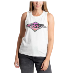 Maieu damă Superdry alb cu logo Cali Surf – mărime XS – bumbac 100%