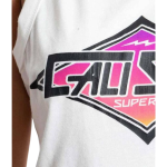 Maieu damă Superdry alb cu logo Cali Surf – mărime XS – bumbac 100% - imagine 3