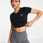 Top damă Gym King negru – mărime L – sport / fitness