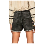 Pantaloni scurți damă Pepe Jeans  denim negru – model modern – vară - imagine 3