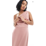 Rochie lungă damă TFNC London roz – mărime XL – elegantă de ocazie