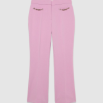 Pantaloni eleganți damă Oltre roz – mărime 52 – office - imagine 4