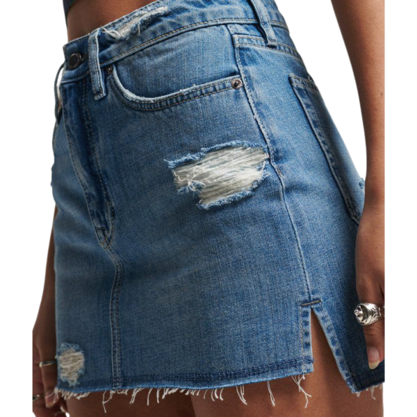 Fustă scurtă damă Superdry denim – mărime 27 – stil modern