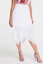 Fusta Marciano by guess din dantela alb veritabil- marime 40 - imagine 3
