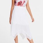Fusta Marciano by guess din dantela alb veritabil- marime 40