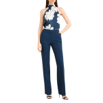 Pantaloni damă Guess Marciano eleganți –culoare Secret Blue, mărime 36