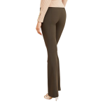 Pantaloni damă Guess Marciano evazați – culoare olive, mărime 40 - imagine 4