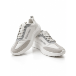 Calvin Klein Sneakers damă albi cu detalii gri Mărime 40 - imagine 3